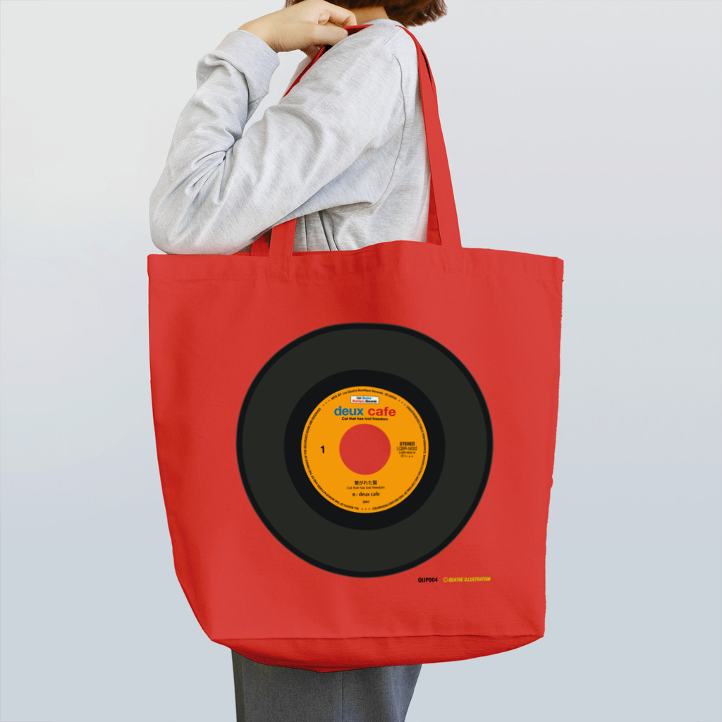 Quatre Illustrationのキャトルレコード02-A Tote Bag