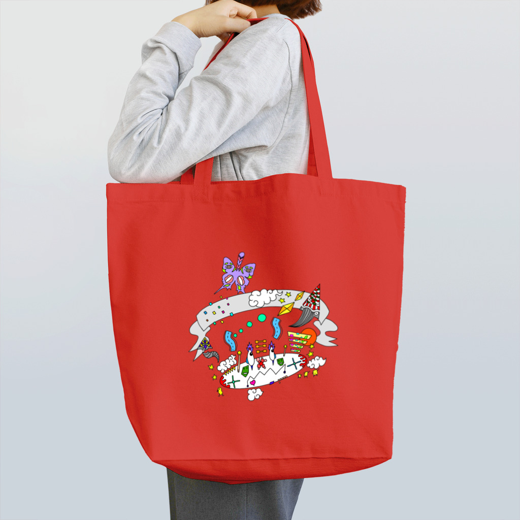 NANNANOーナンナノーのPEACEFUL SKY Tote Bag