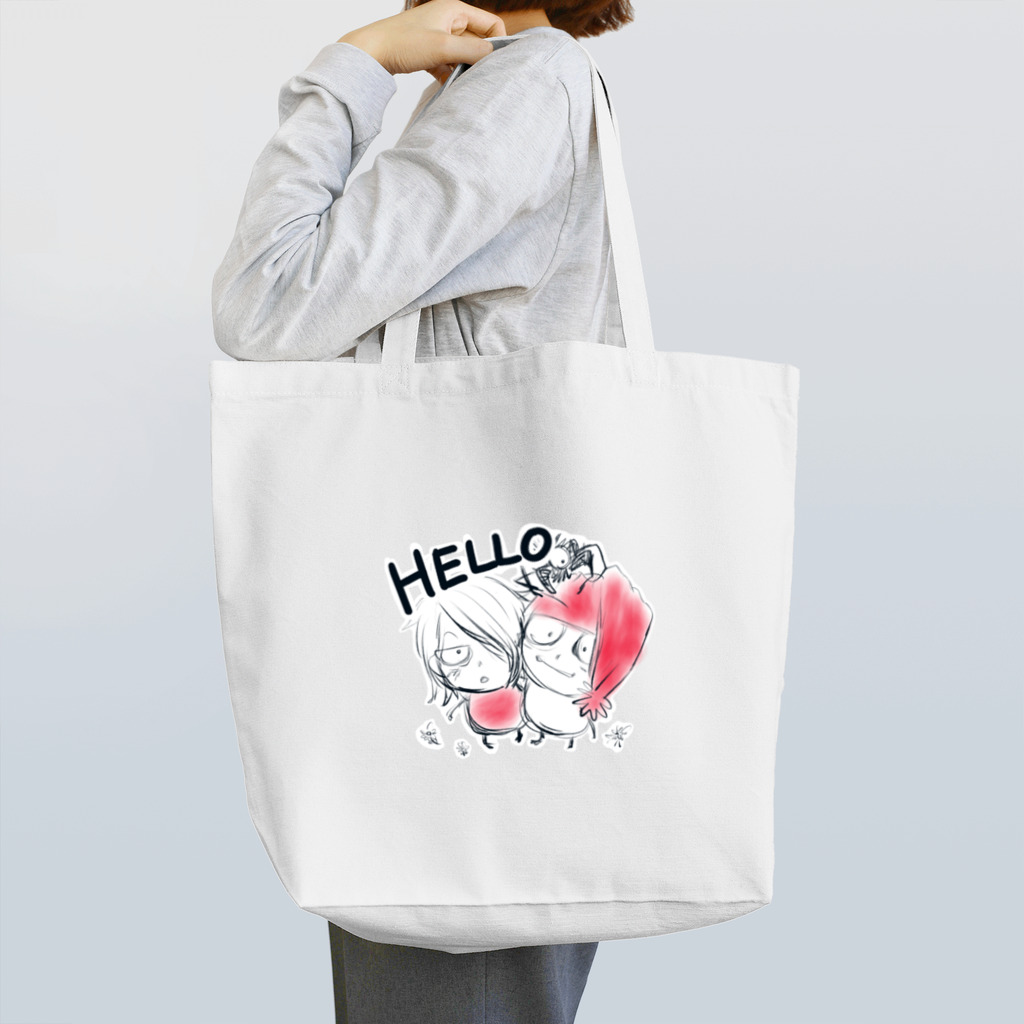 ★💀kick🧟‍♂️★のkick＆kossy Hello Tote Bag