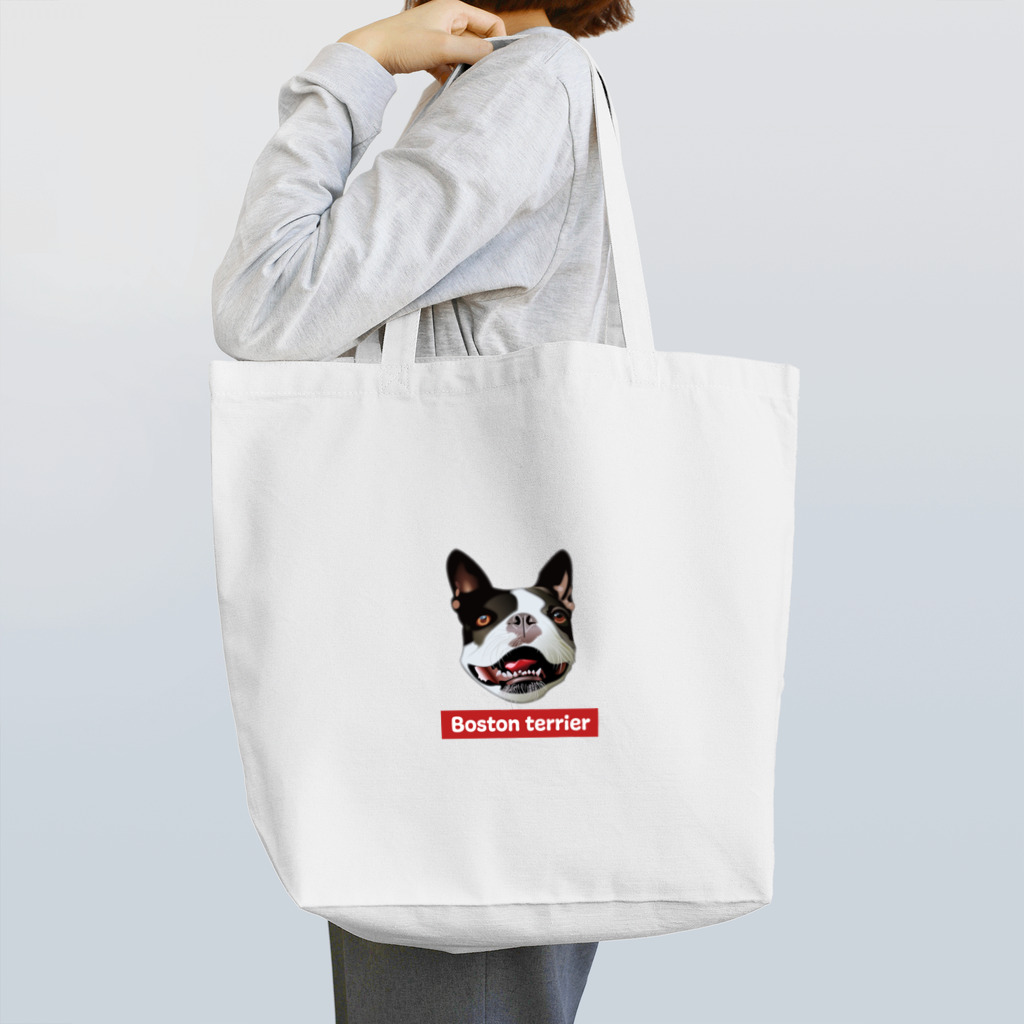 Drecome_Designのボストンテリア Tote Bag