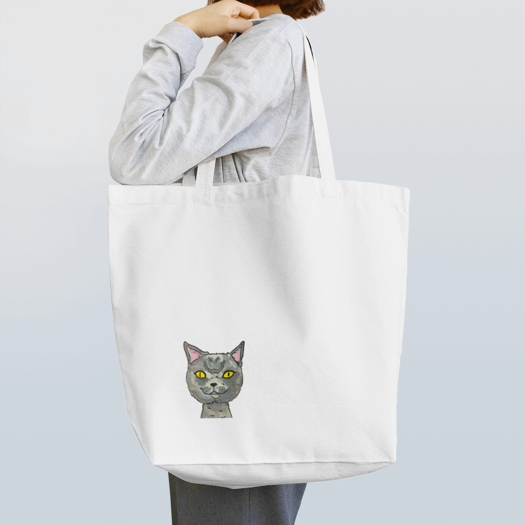 nigaoe_takaのぶさカワ猫 Tote Bag