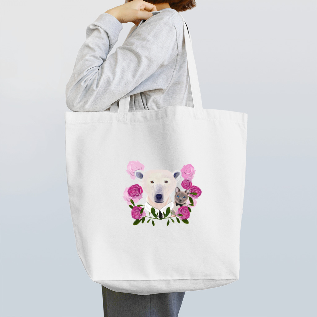 GATTI工房のシャムとシロクマ Tote Bag