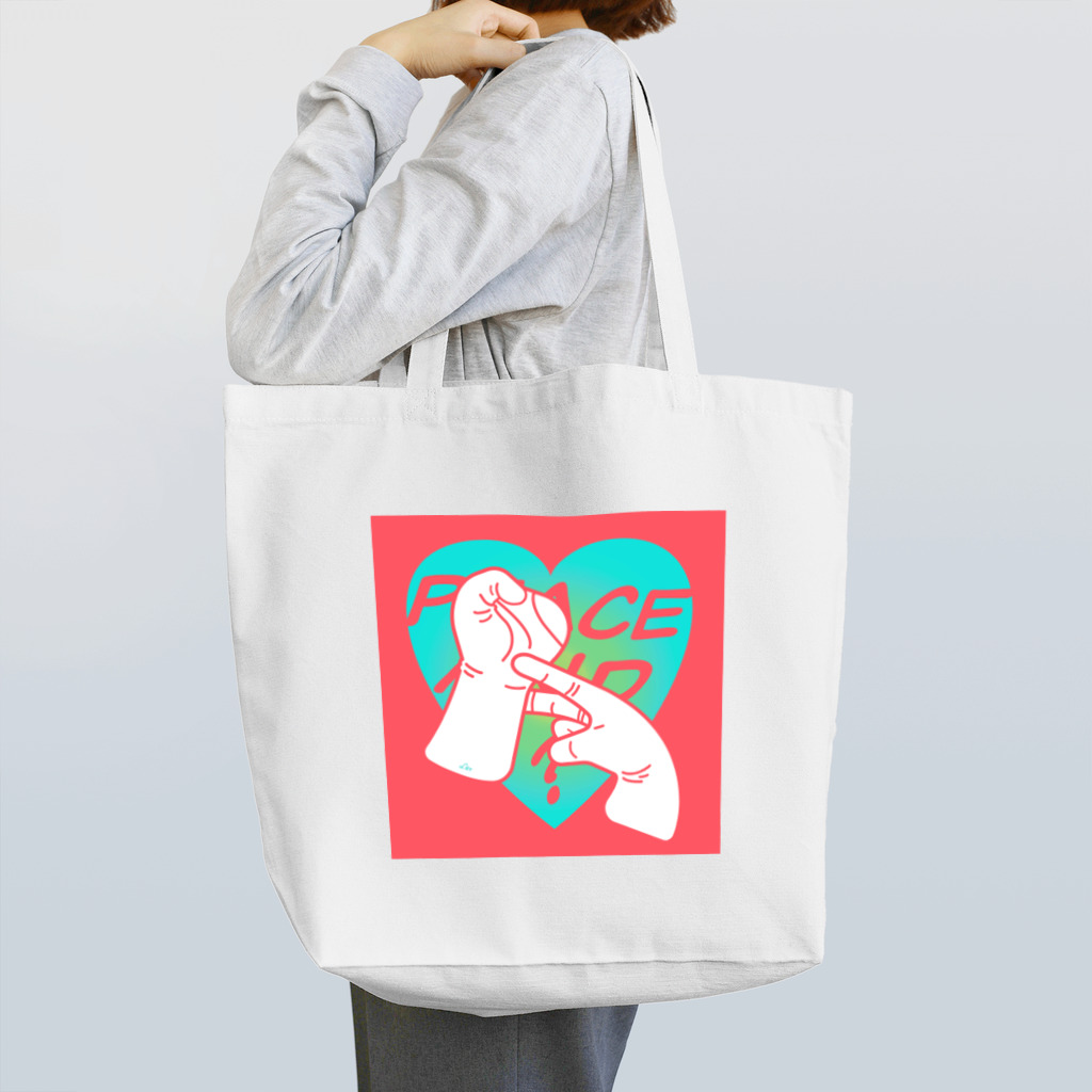 LilyのPEACE AND ... ? Tote Bag