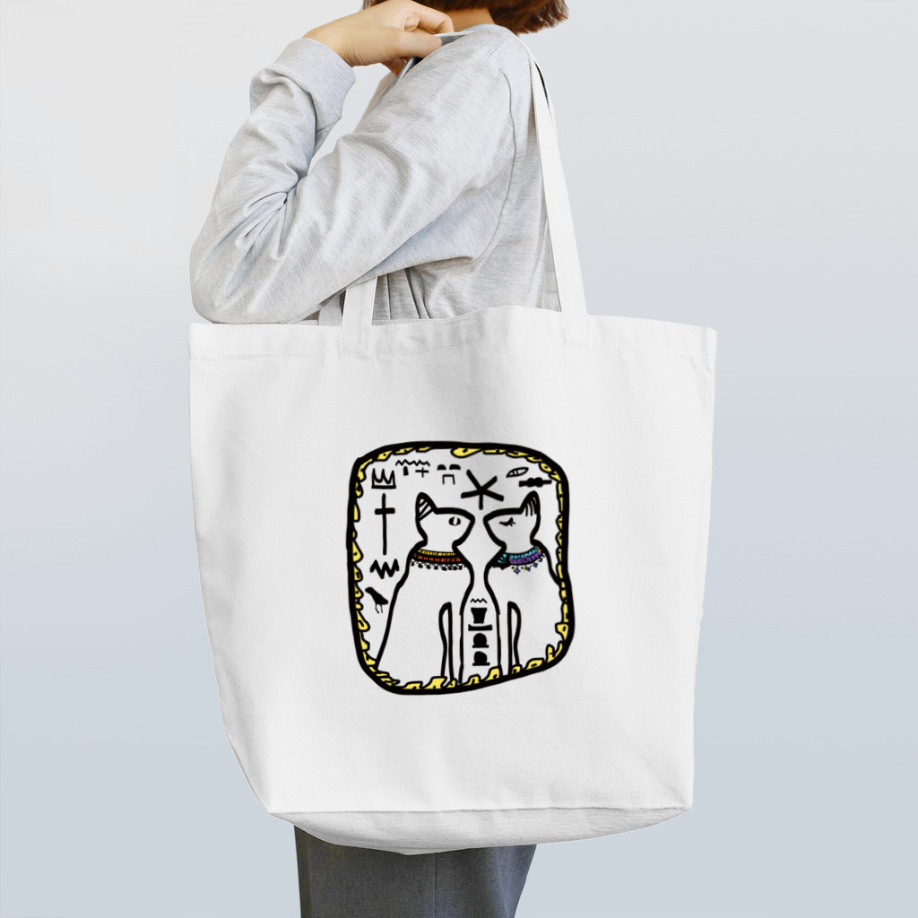 りんとくろの猫の神様バステト Tote Bag