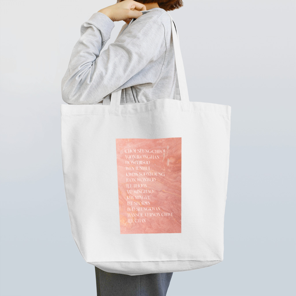 MONETのSAY THE NAME (SEVENTEEN) Tote Bag