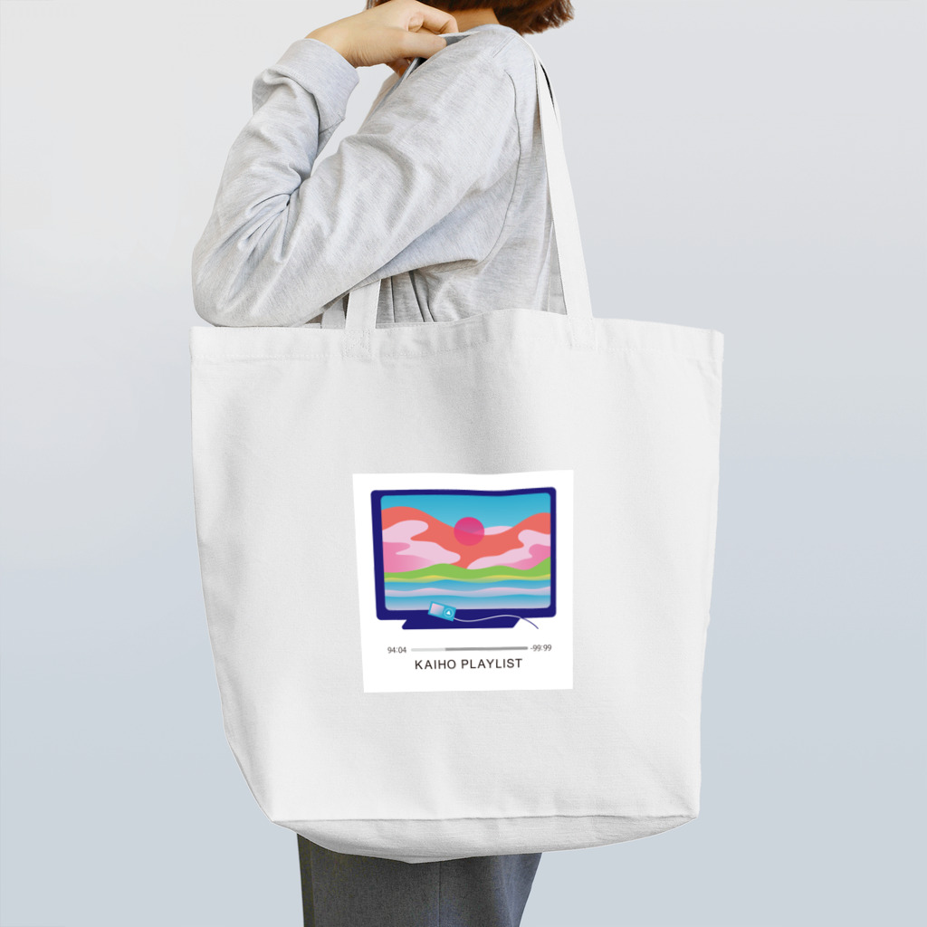 KAIHO PLAYLISTのKAIHO PLAYLIST itoshima Tote Bag