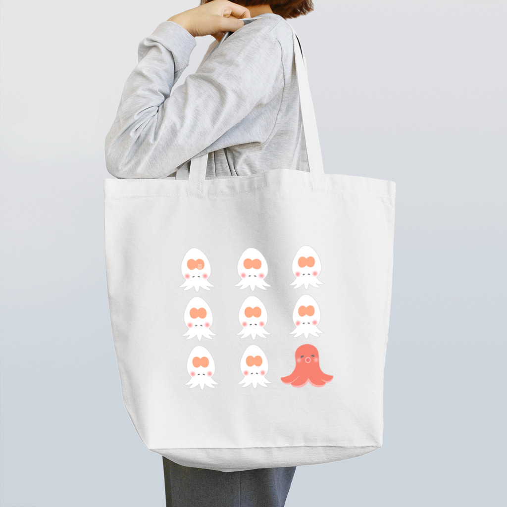 うとのぎゃらり〜🐰のヤマタロウヤドリツノムシandタコさんウィンナー Tote Bag