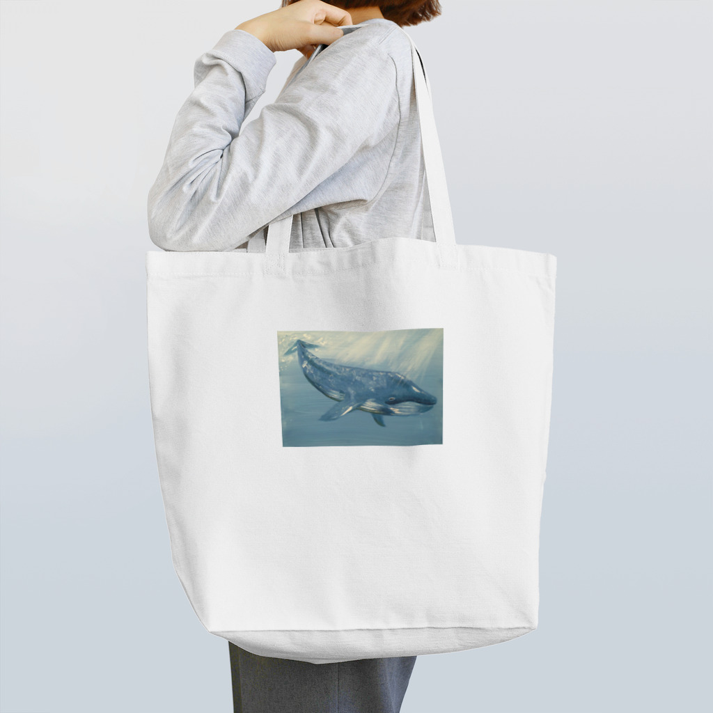 Le petit bonheurの絵画シリーズ（クジラ） Tote Bag