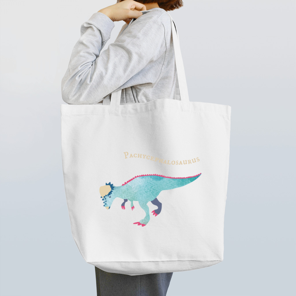 NANAHOSHI64のゆるパキケファロサウルス Tote Bag