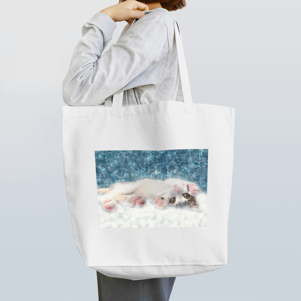MUYU /  Animal Artistのゆき遊び - NIGHT SKY - Tote Bag