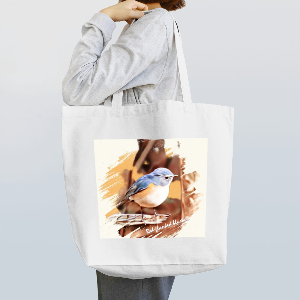 jun-hoshiのルリビタキ ♂ Tote Bag