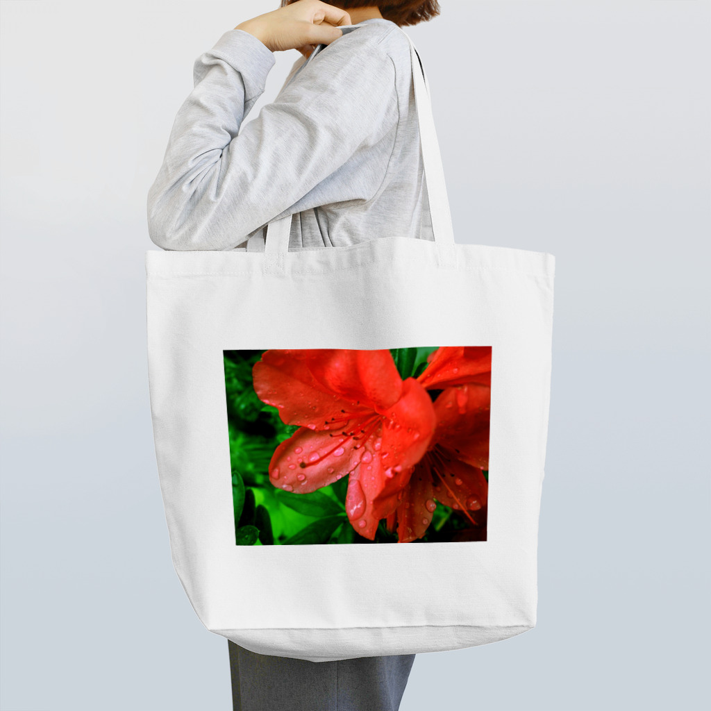 suparnaの真っ赤なつつじ Tote Bag