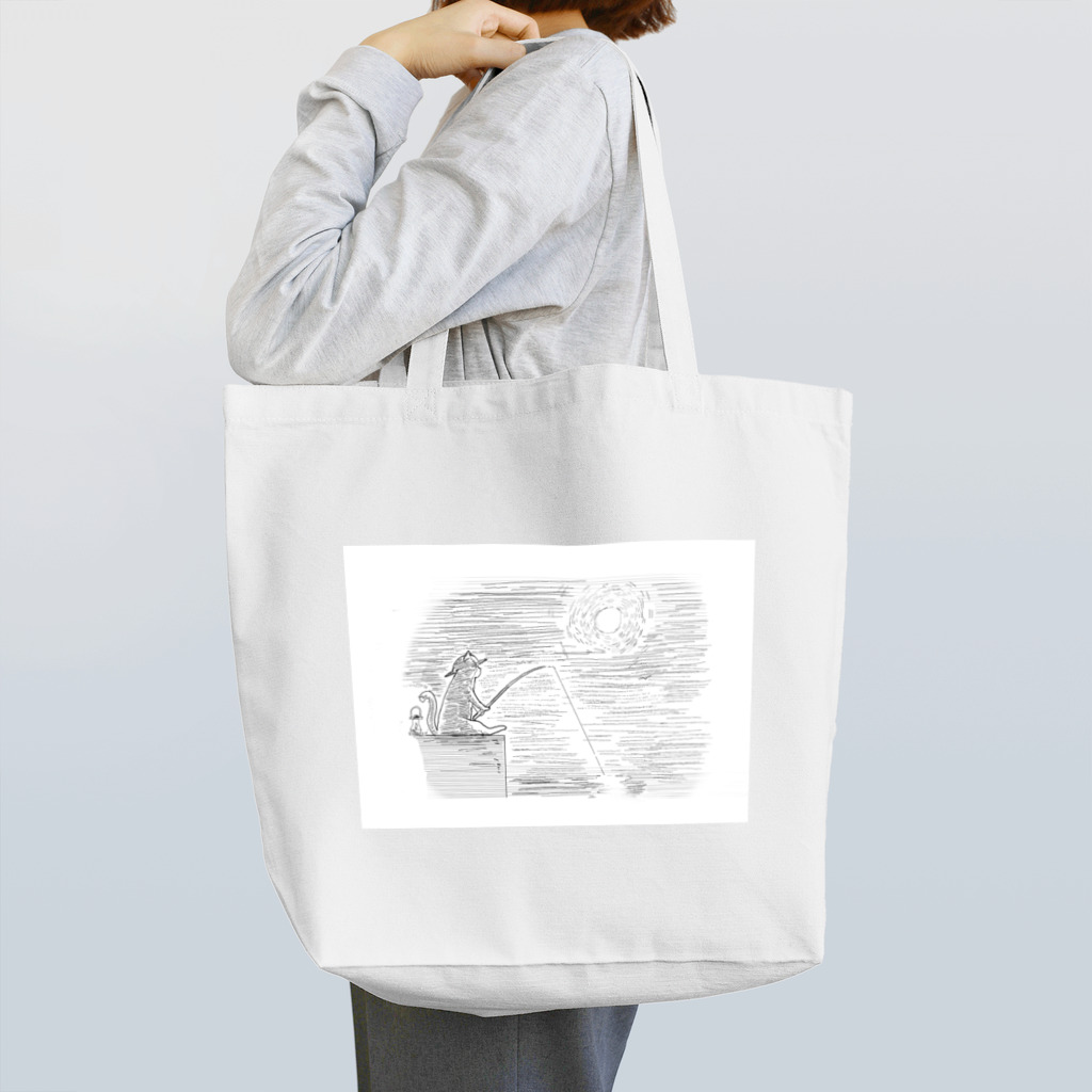 田の字の釣り猫びより Tote Bag