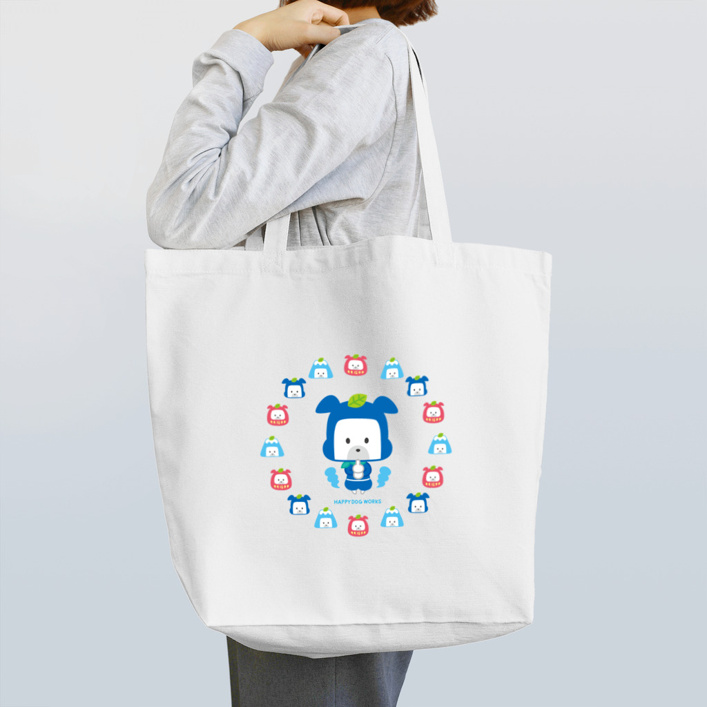 HAPPY DOG WORKS@SUZURIの忍者犬たろうくん_開運B Tote Bag