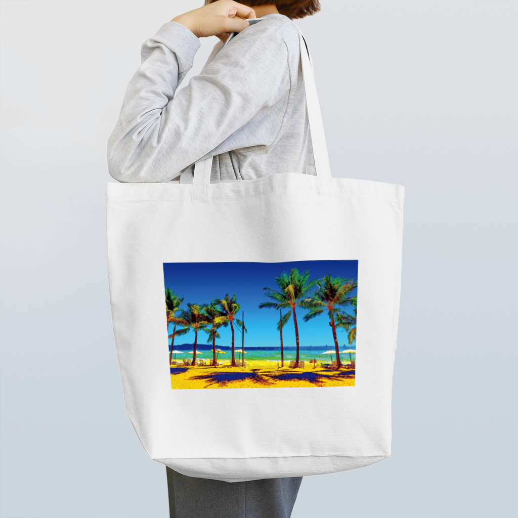 GALLERY misutawoのフィリピン ボラカイ島のビーチ Tote Bag