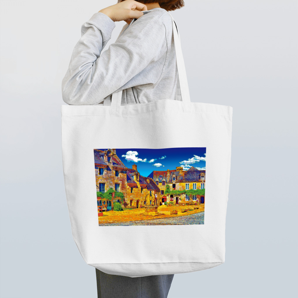 GALLERY misutawoのフランス ロクロナンの街角 Tote Bag