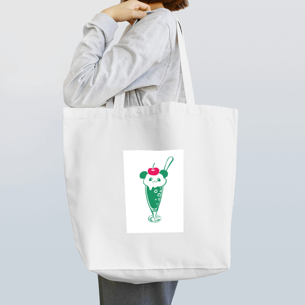 Candy Eyesのメロンクリームソーダぱんだちゃん Tote Bag