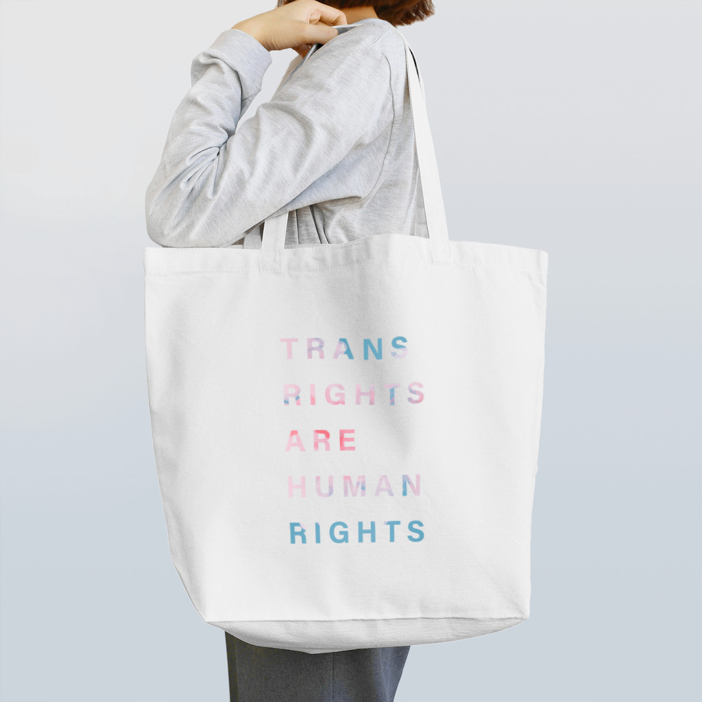 MONETのTRANS RIGHTS ARE HUMAN RIGHTS Tote Bag