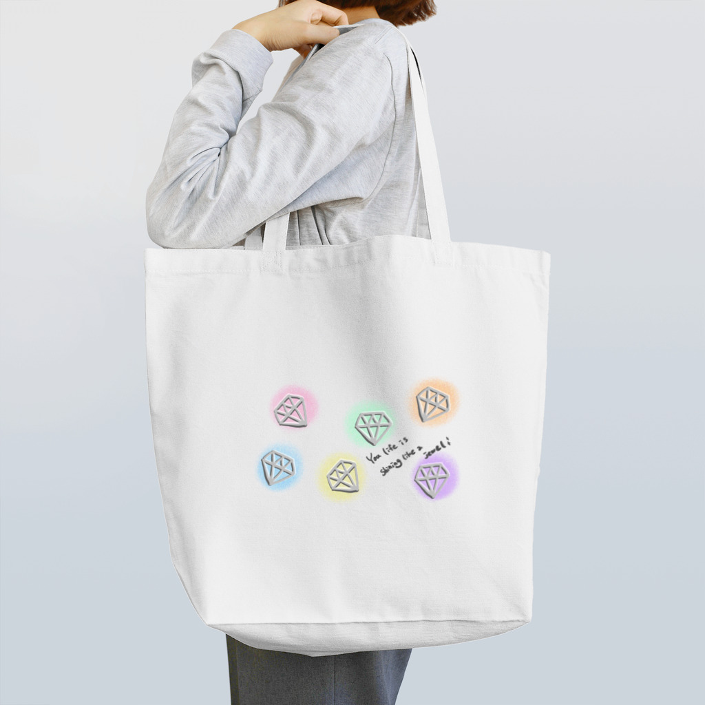 a-stilbe (アスチルベ)の貴方の人生も宝石の様に輝いています Tote Bag