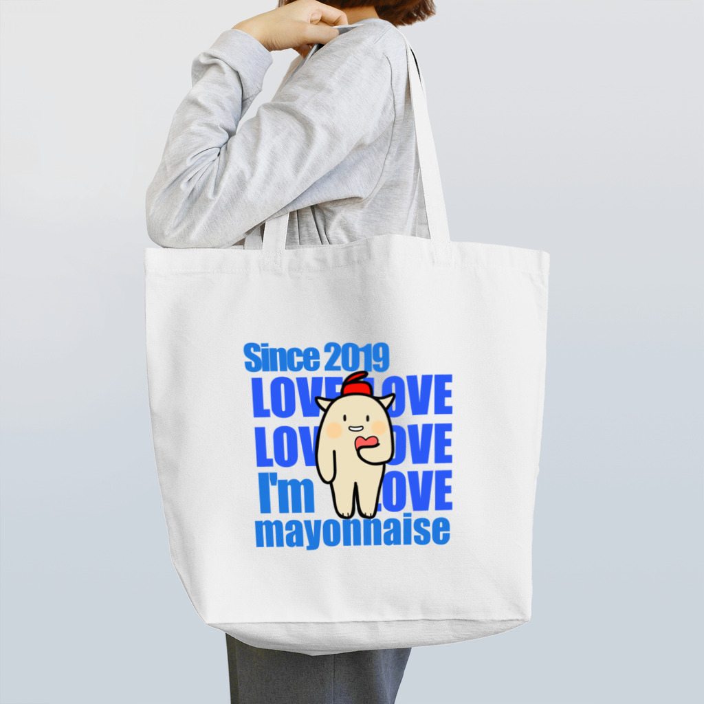 bokumayoの僕はマヨネーズ　ポカリスブルー Tote Bag