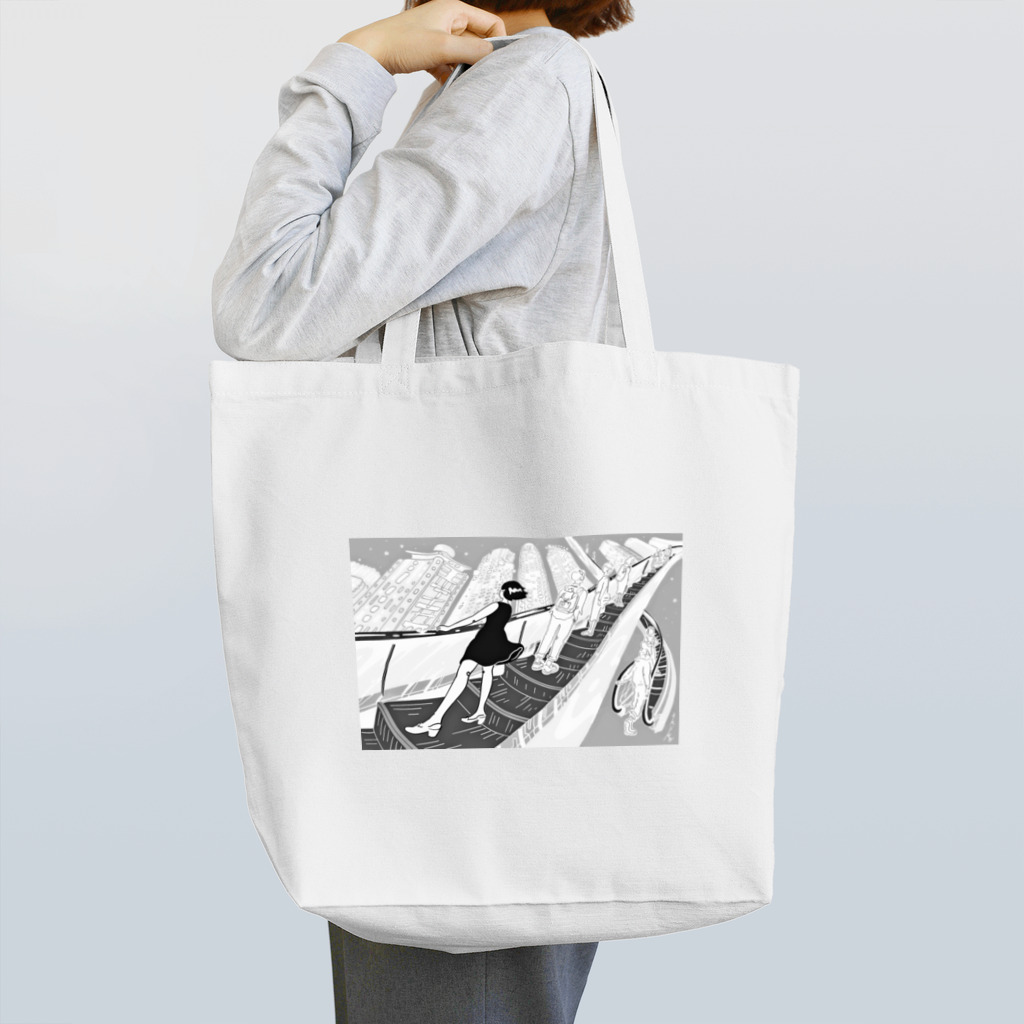 Inazumi Akiko original goodsのメトロポリス・レトロガール Tote Bag