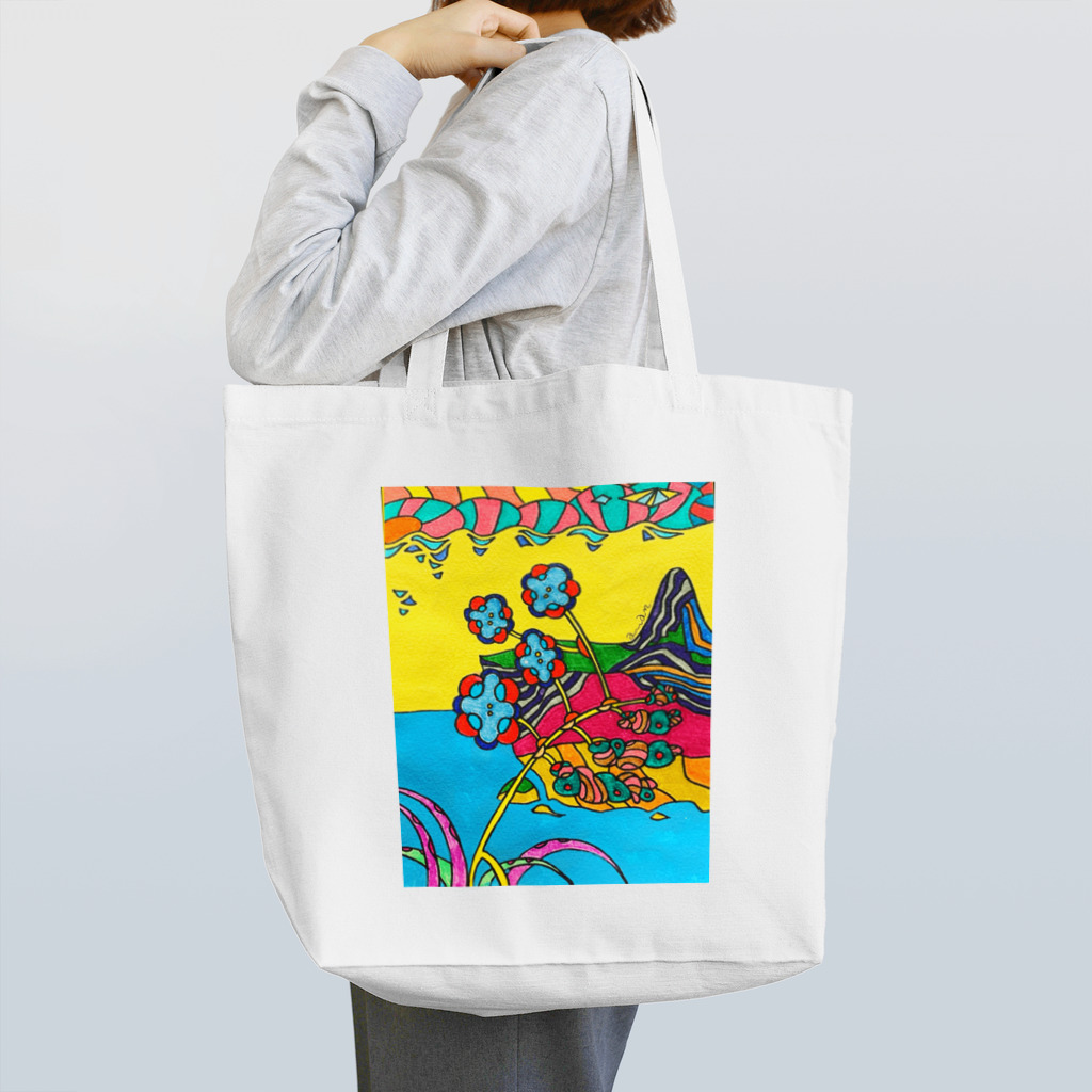 Madaminu Annaの高地に咲く花 Tote Bag