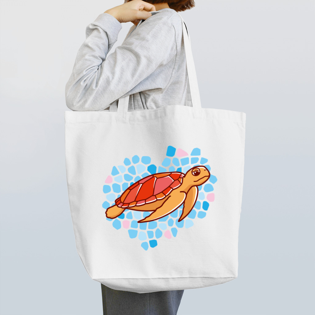 有限会社ケイデザインのウミガメさんの海【1】 Tote Bag