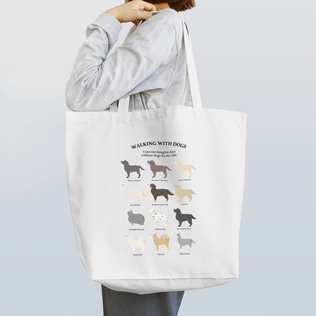 いぬまるわわこのチャリティ/大型犬シリーズ Tote Bag