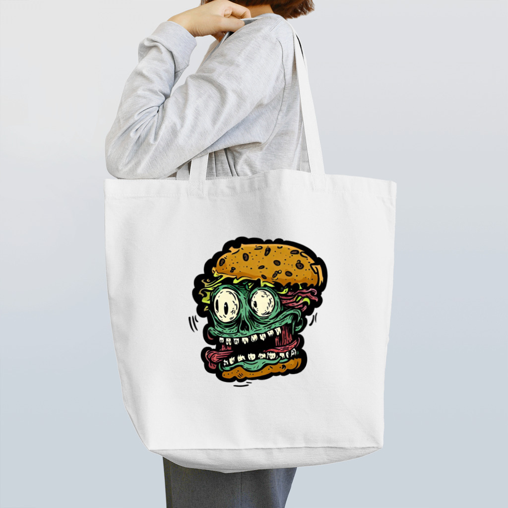 モンスターカスタムの■ゾンビバーガー【ホラーハンバーガー】 Tote Bag