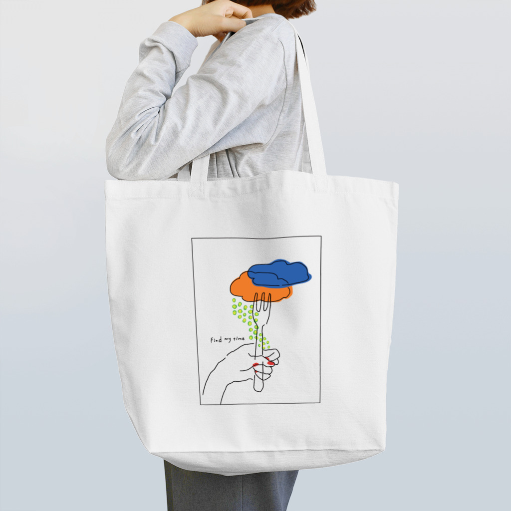 milky_pageのfind my time Tote Bag