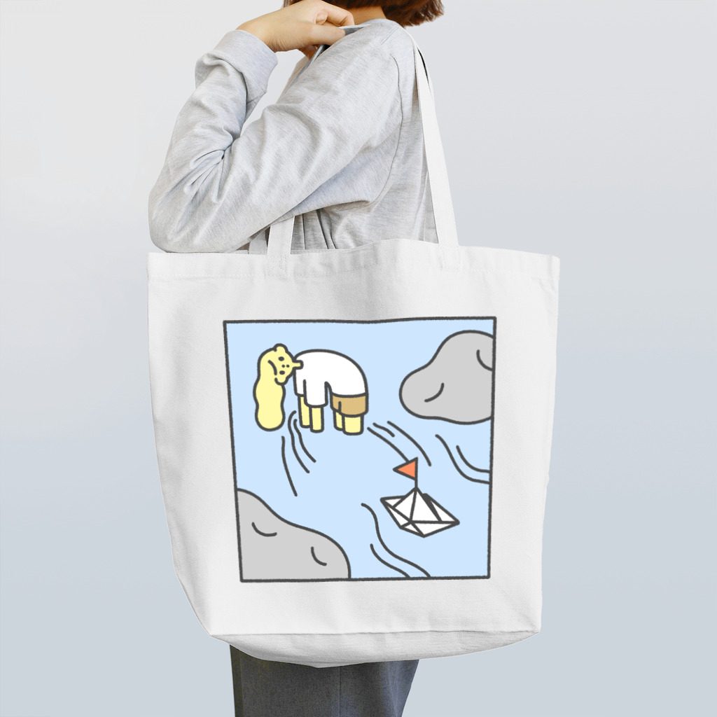 野花の𝙄𝙣 𝙩𝙝𝙚 𝙍𝙞𝙫𝙚𝙧 Tote Bag