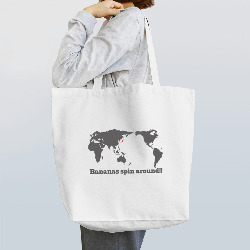 BANANAのWorldMapトートバッグ Tote Bag