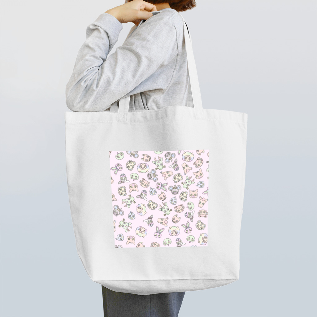 とろとろドローイングの干支/ピンク Tote Bag