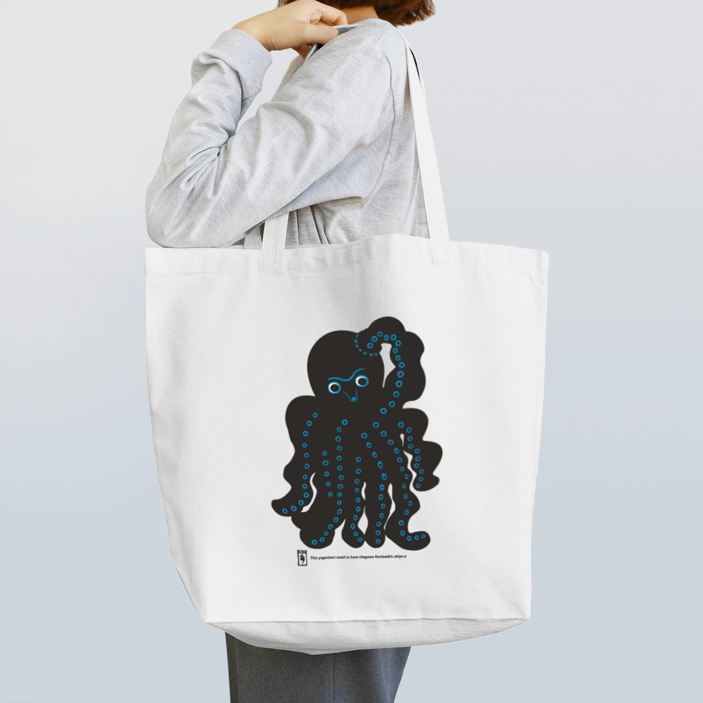 浮世の浮世絵の国貞「薬げんぼり」のたこモチーフ／バッグ_02 Tote Bag