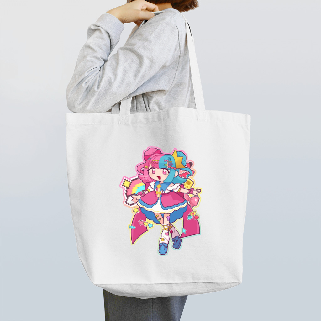 ハシノタコのにじいろラデ子 Tote Bag