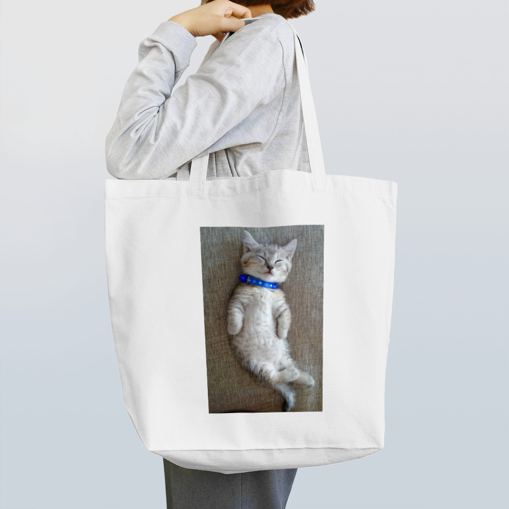 ひろみの猫スヤスヤマンチカン Tote Bag