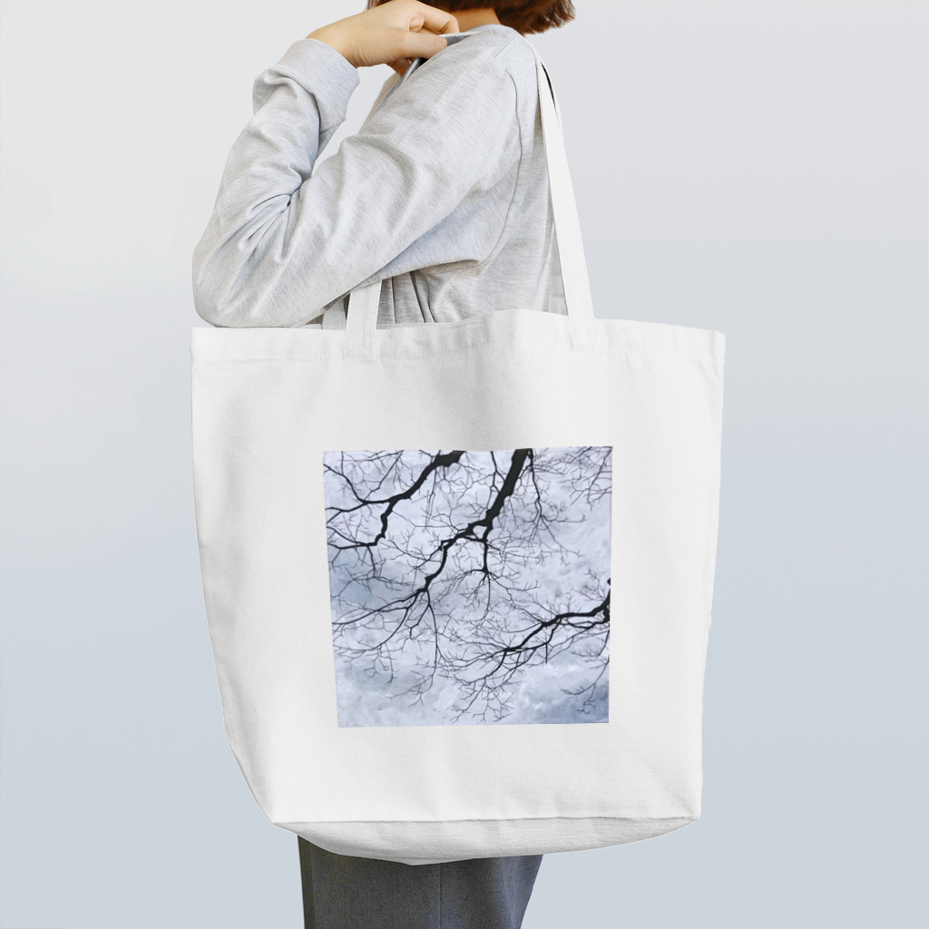 采-aya-の道中、冬 Tote Bag