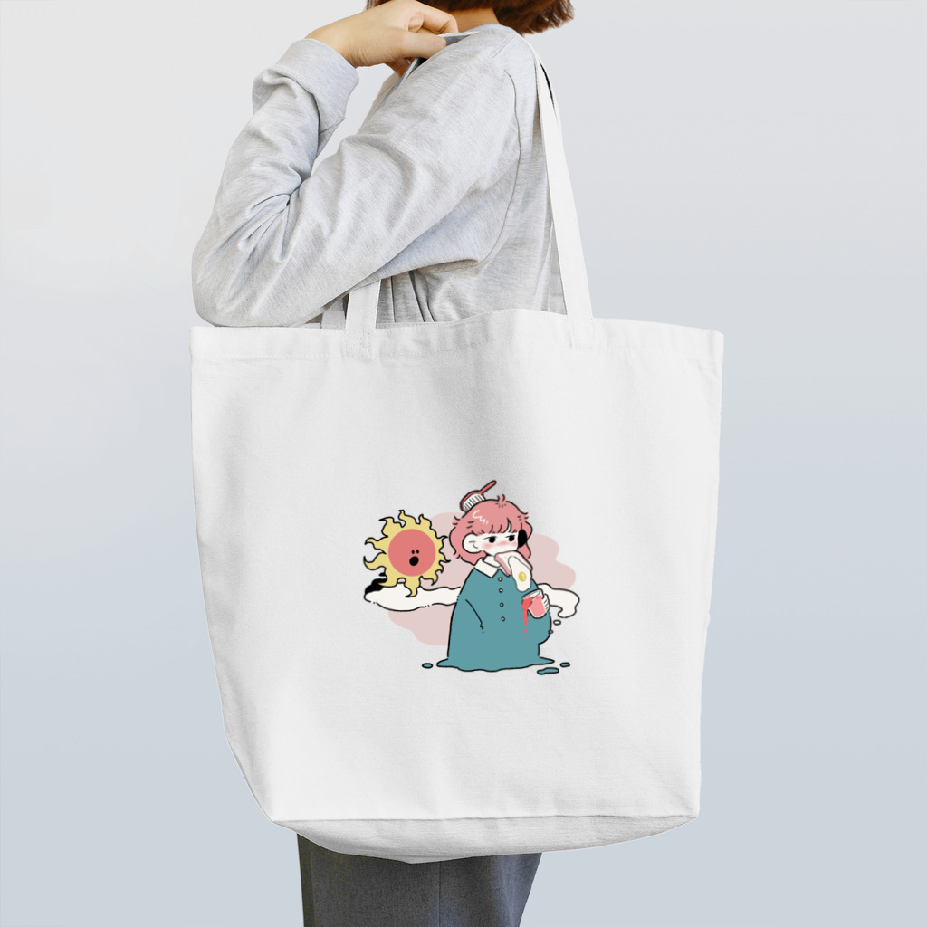 ---✄𝙼𝚁𝚊𝙼𝚁𝚊✄---のねぼすけさん Tote Bag