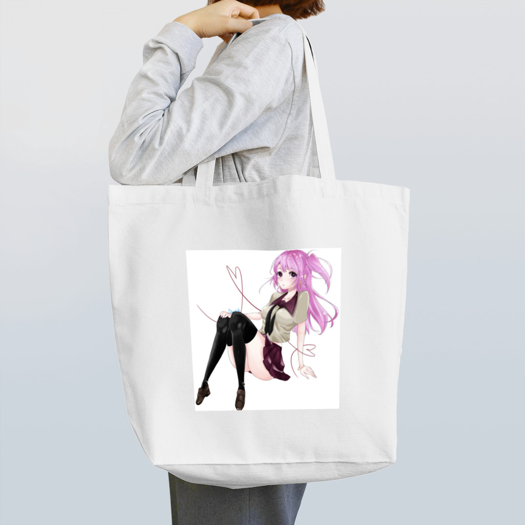 シンまるるのピンク髪のJKちゃん Tote Bag
