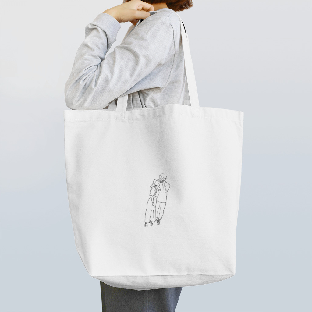 kanipanの大学生カップル Tote Bag