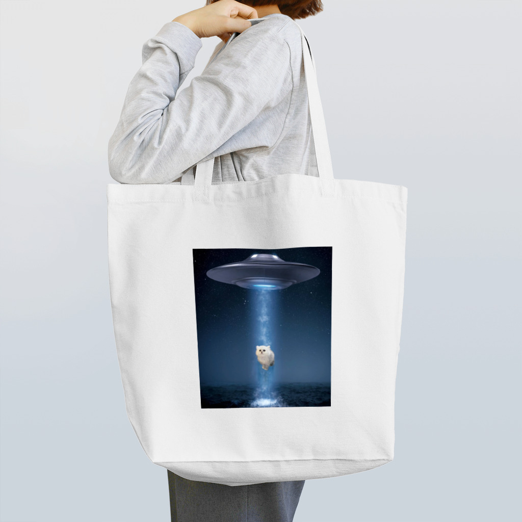 STAR MOAMOA,inc.のモアモアアブダクションtote bag トートバッグ