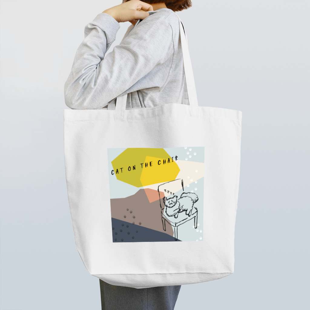 うちの猫ちゃんの寝てる猫ちゃん -イス- Tote Bag