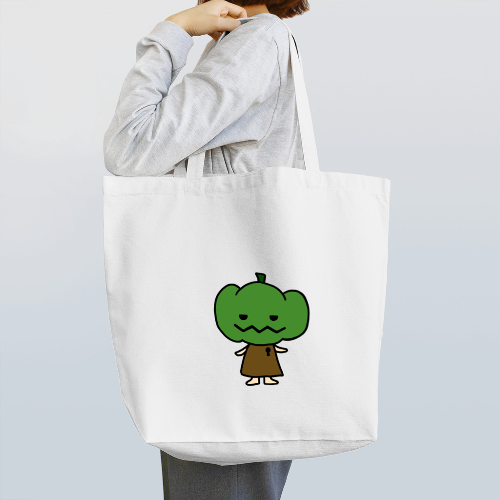 KIKITEKI_LABORATORYの半目ゆるかぼちゃ Tote Bag