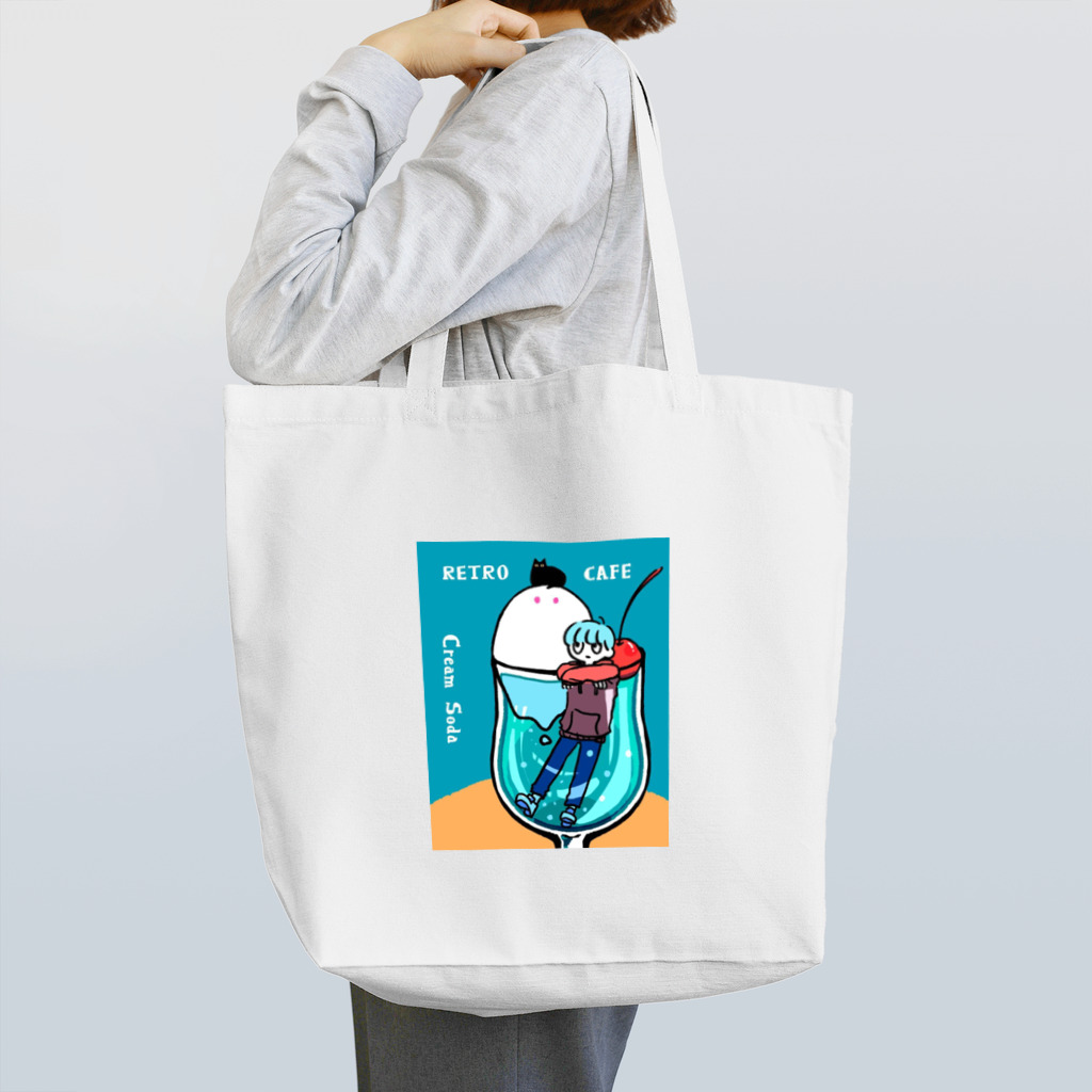 some__yaのRETRO CAFA Cream Soda Tote Bag