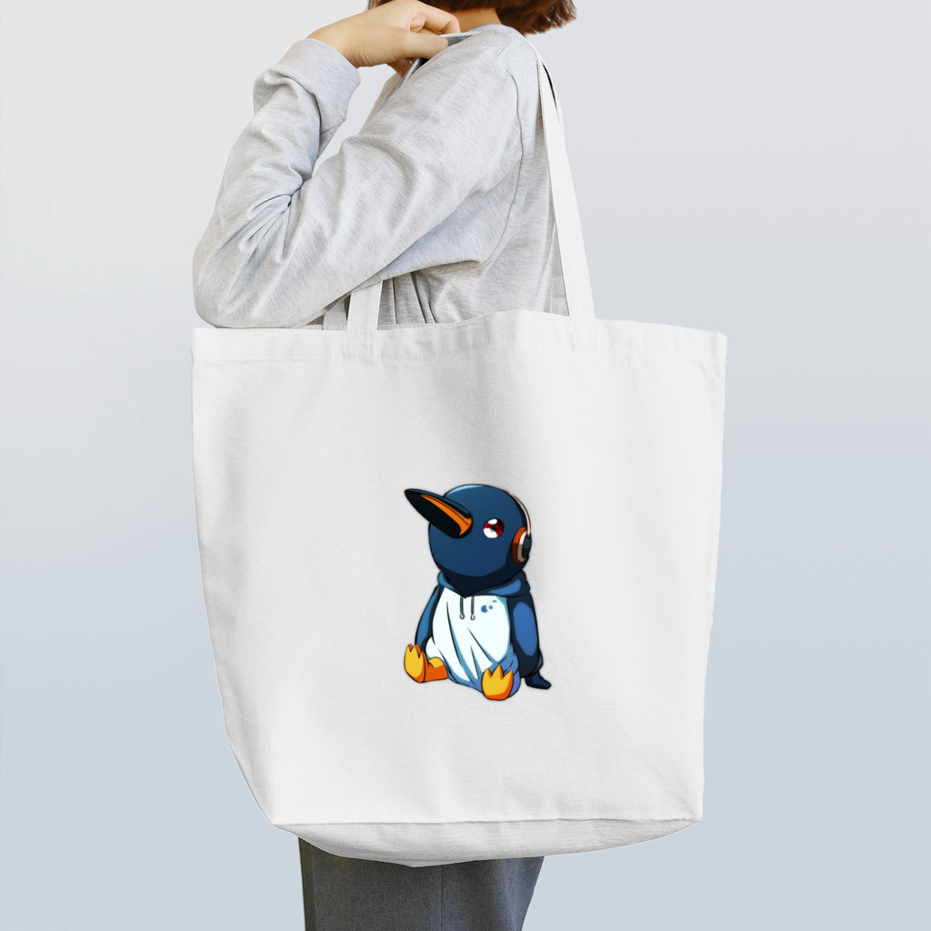 ふれいむのフードのペンギンくんトートバッグ Tote Bag