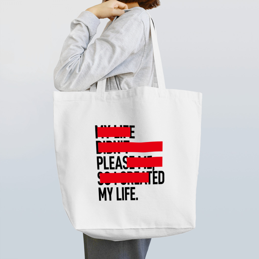 goodygodty（グッディゴッティ）のwho can't enjoy a life. Tote Bag