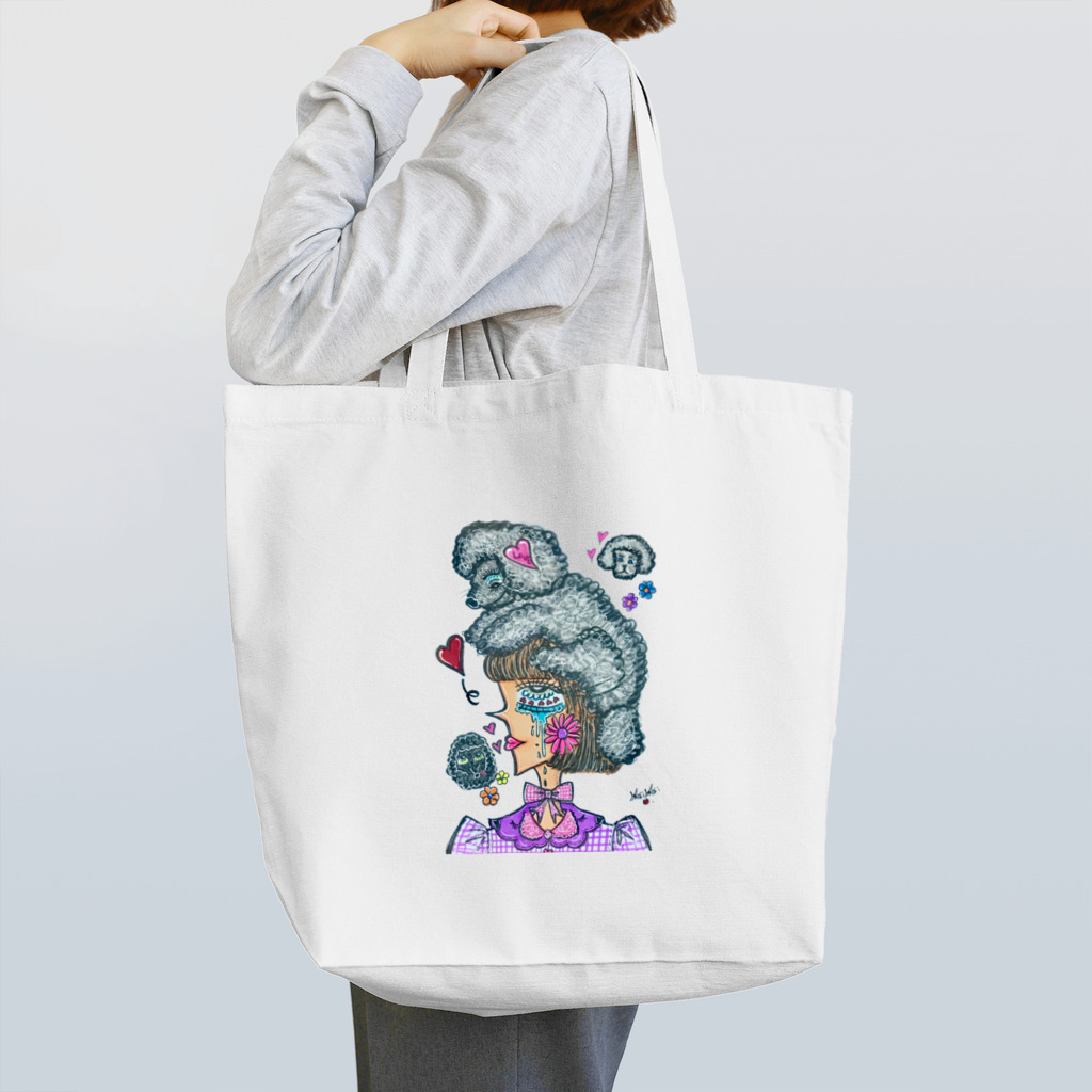 maimaice_creamのトイプードルガール Tote Bag