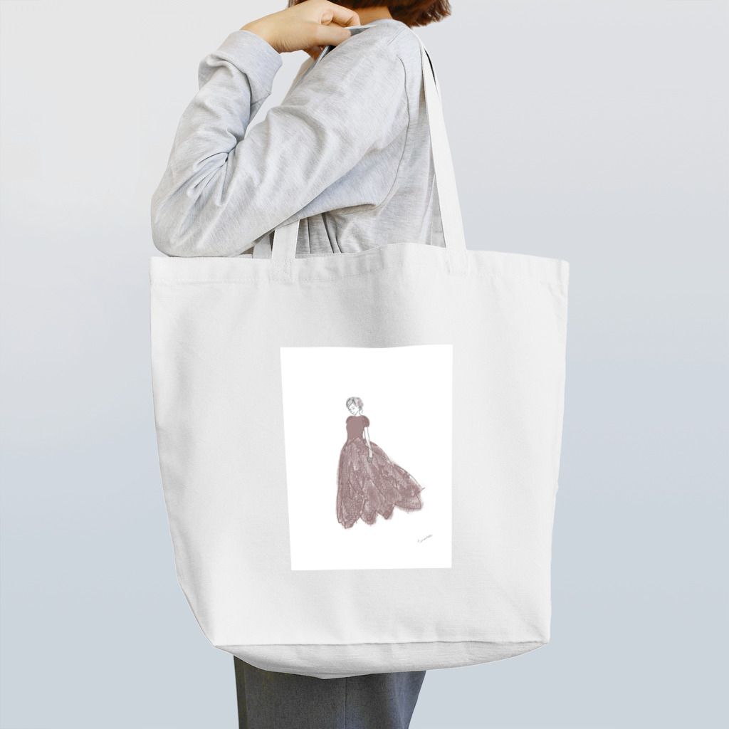 rilybiiのtulip lace dress Tote Bag