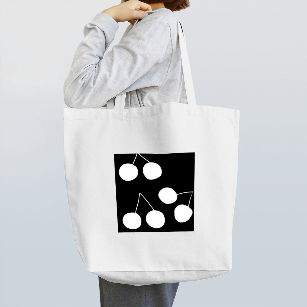 tanukiiiのCOOLなさくらんぼ Tote Bag