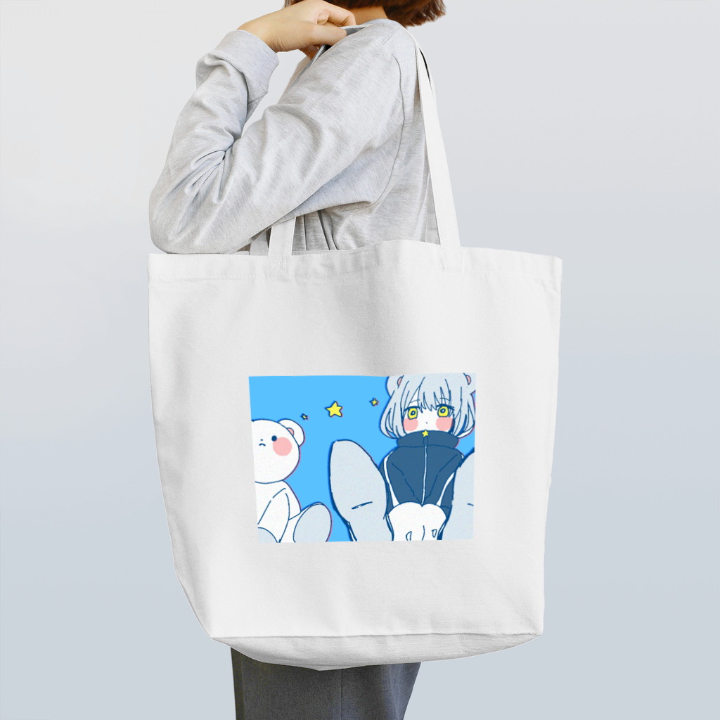 Toanaのくまくましろ Tote Bag